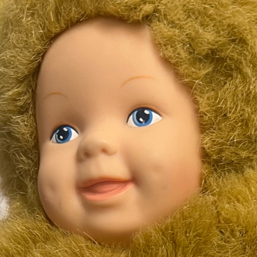 Vintage Anne Geddes Baby Doll Bear Costume Plush Unimax Toys 1990s - Picture 2 of 8
